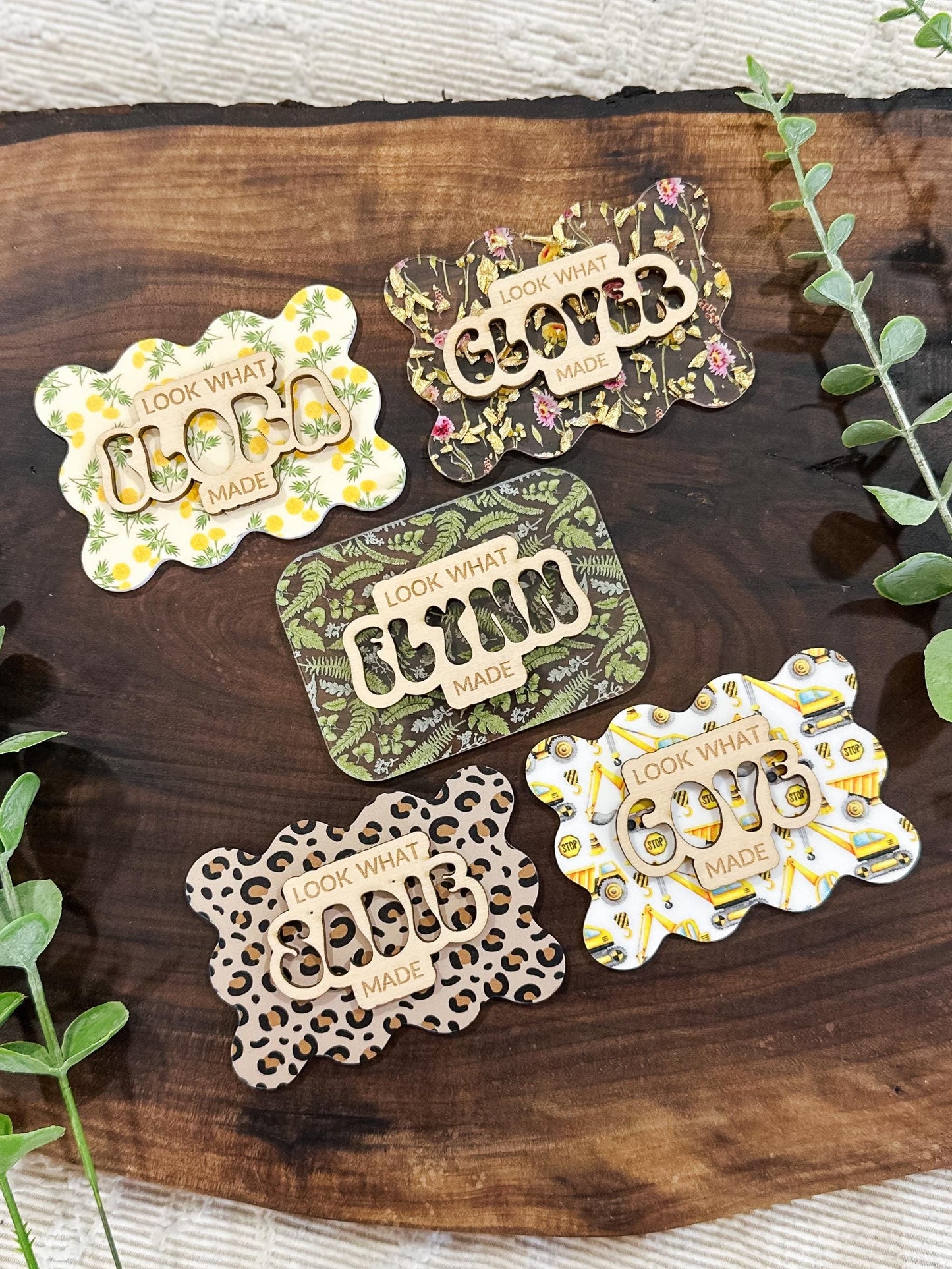 Look What I Made Personalized Fridge Magnet | Kids Art Display | Personalized Magnet | Custom Name Fridge Magnet | Schoolwork Organizer