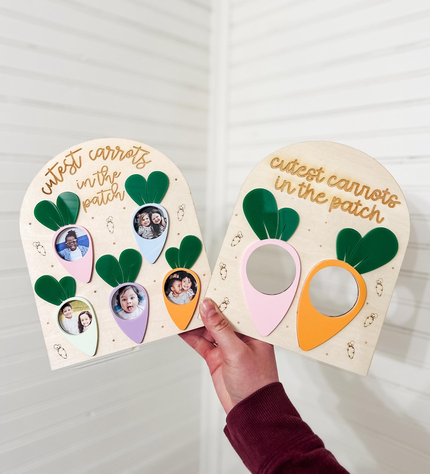 Cutest Carrots Photo Sign | Easter Photo Sign | Easter Photo Frame | Photo Frame Gift | Keepsake Gift | Carrot Photo Frame | Trendy Easter