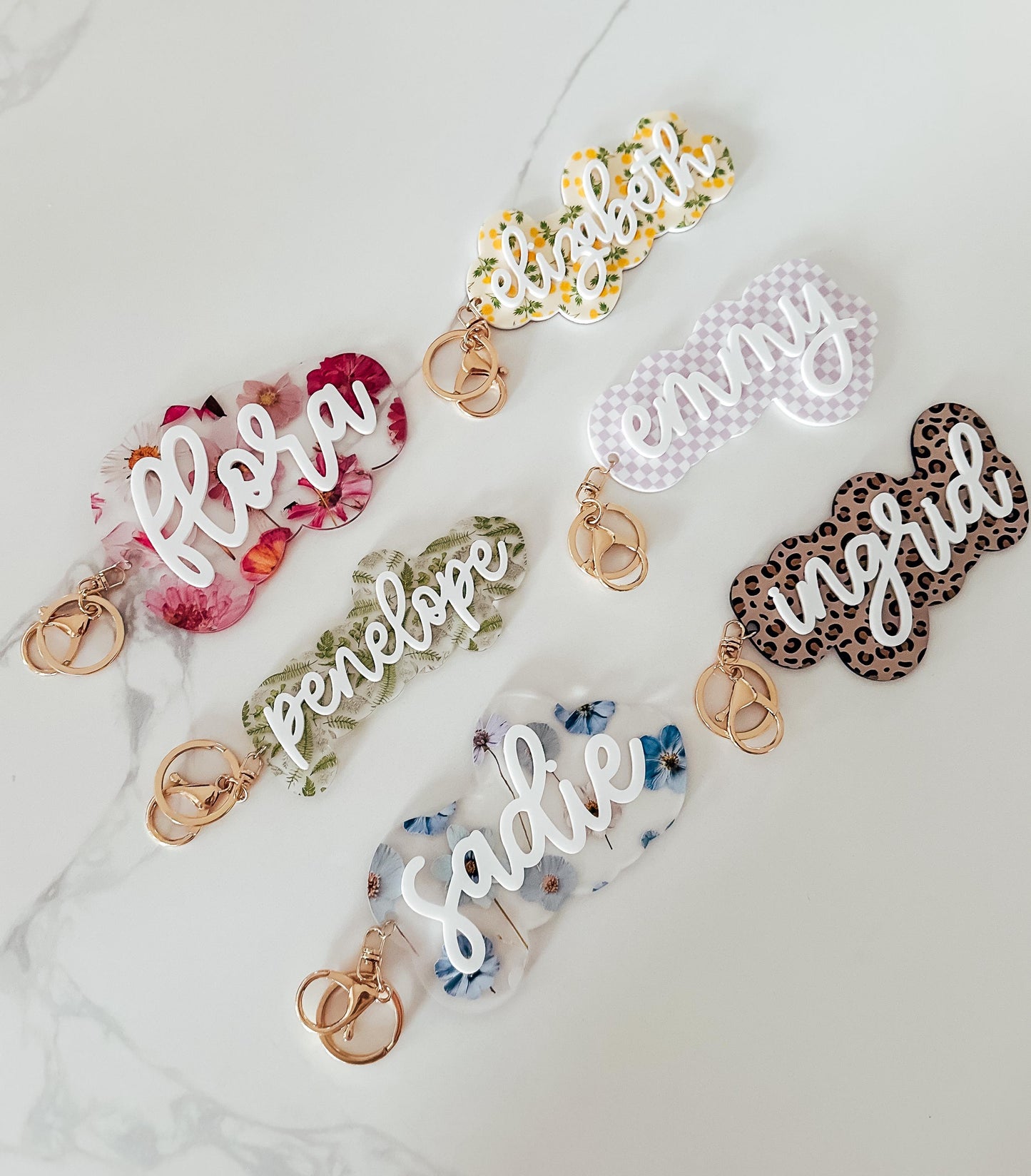 3D Custom Name Keychain | Kids Backpack Name Tag | Acrylic Name Tag | Personalized Name Tag | Birthday Gift | Diaper Bag Tag | Luggage Tag