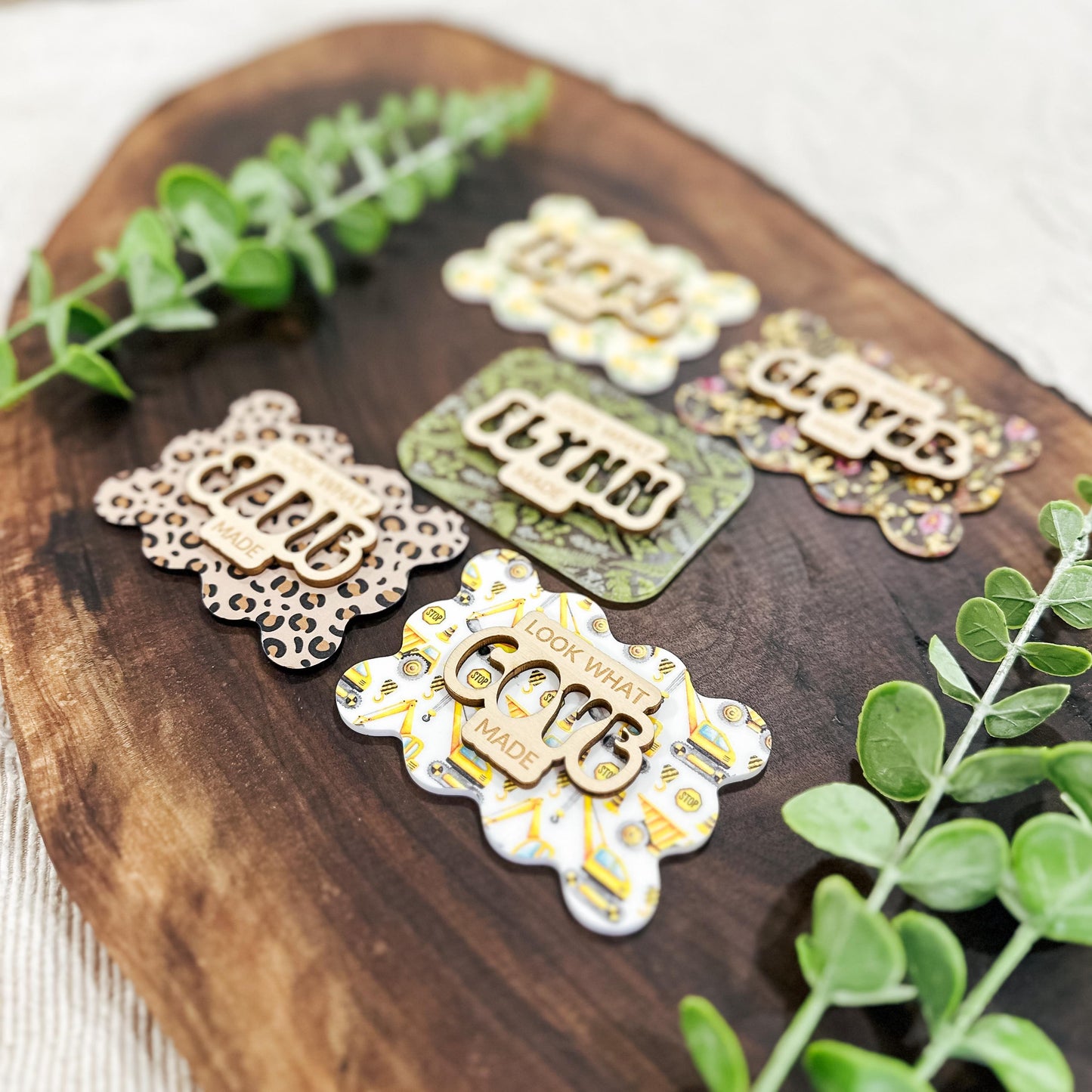 Look What I Made Personalized Fridge Magnet | Kids Art Display | Personalized Magnet | Custom Name Fridge Magnet | Schoolwork Organizer