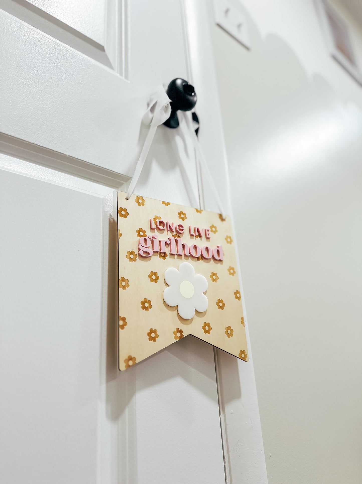Long Live Girlhood | Wood Sign | Girls Room Sign | Girls Room Decor | Girls Decoration | Playroom Sign | Baby Girl Nursery | Boho Home Decor
