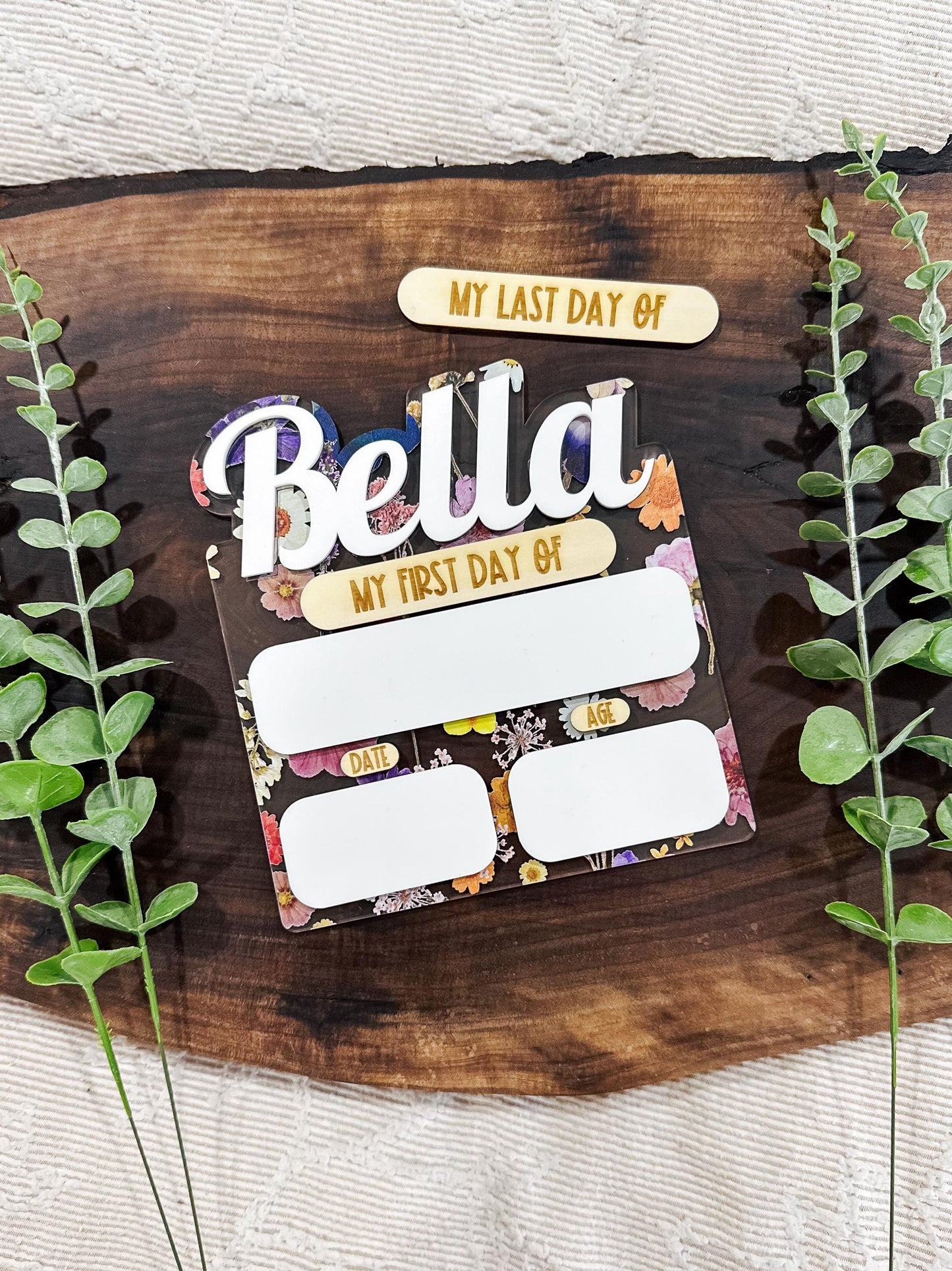 Personalized First Day of School Sign | Last Day of School Board | Custom First Day of School Dry Erase Board | Back to School Photo Prop