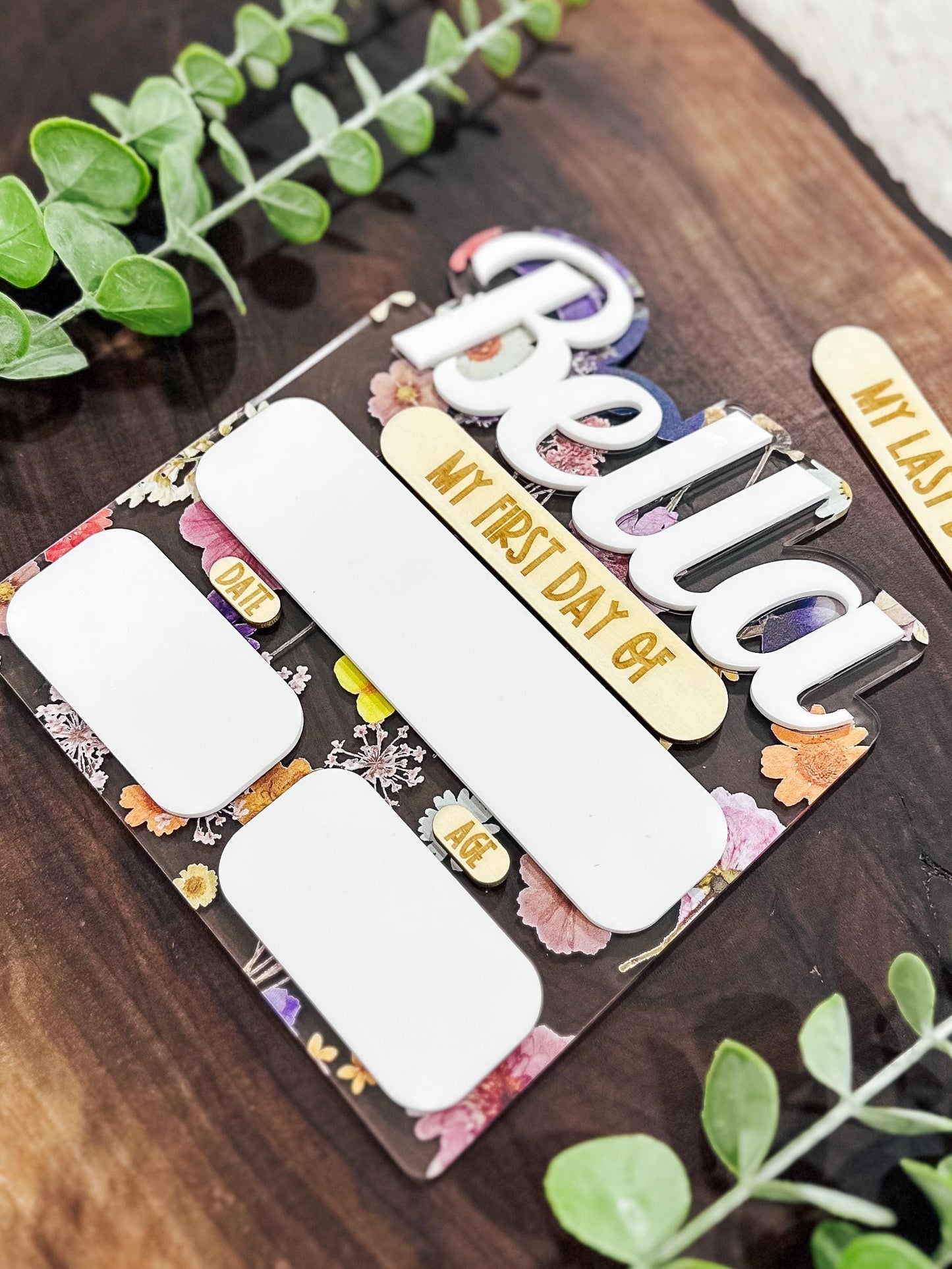Personalized First Day of School Sign | Last Day of School Board | Custom First Day of School Dry Erase Board | Back to School Photo Prop
