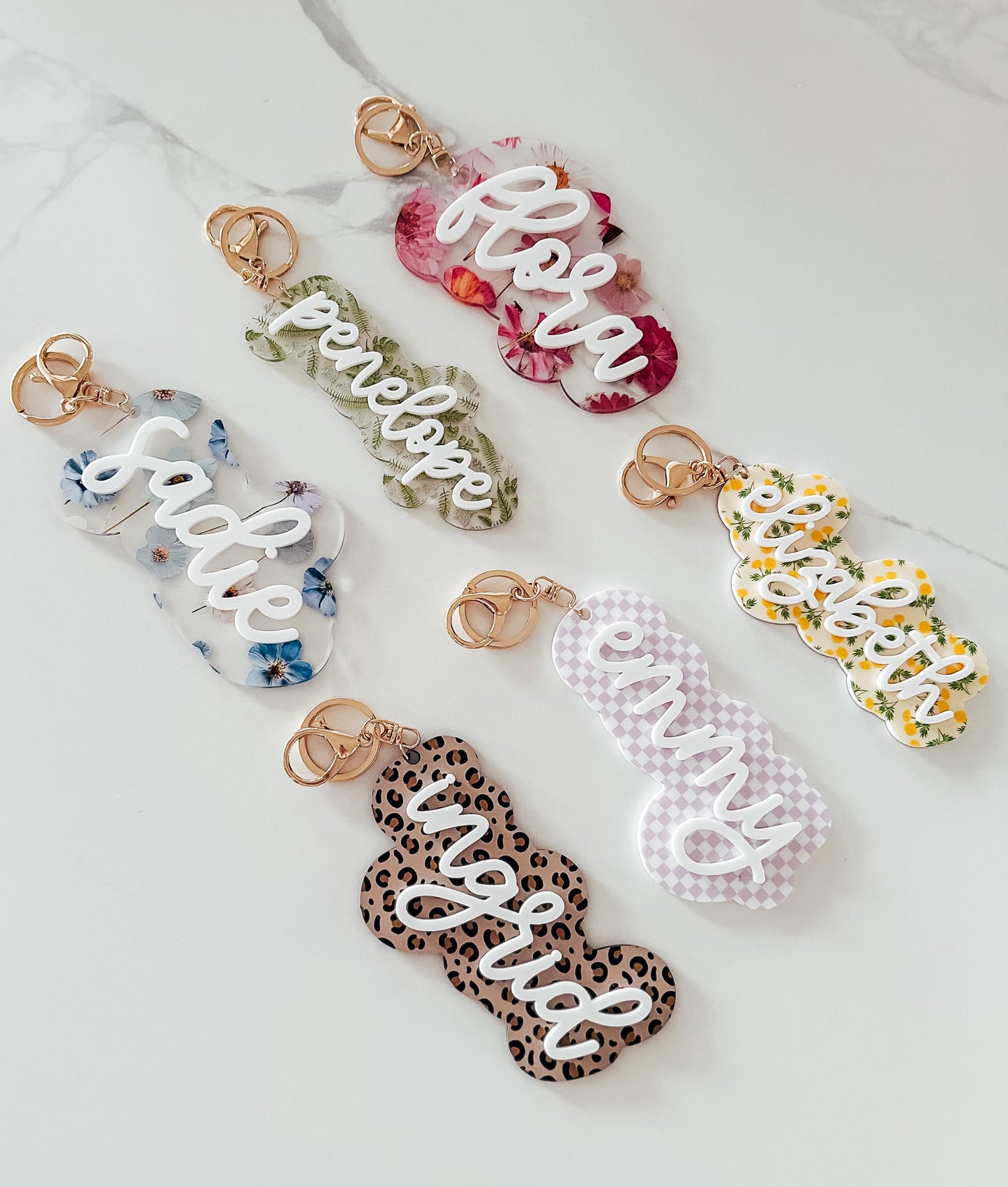 3D Custom Name Keychain | Kids Backpack Name Tag | Acrylic Name Tag | Personalized Name Tag | Birthday Gift | Diaper Bag Tag | Luggage Tag