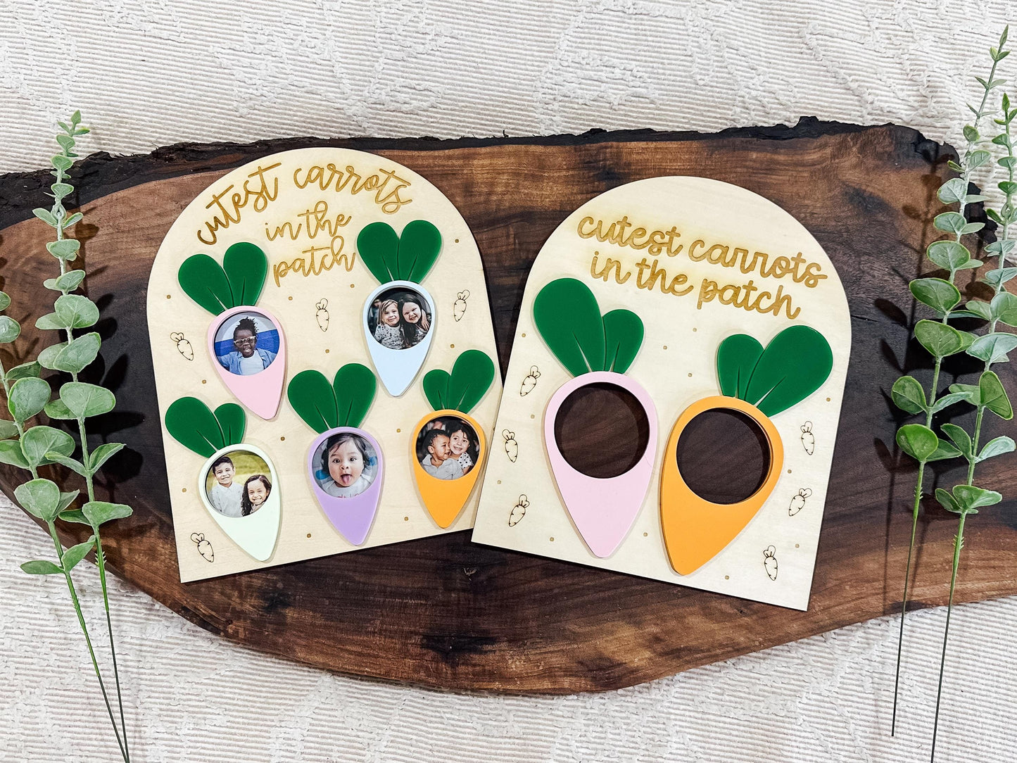 Cutest Carrots Photo Sign | Easter Photo Sign | Easter Photo Frame | Photo Frame Gift | Keepsake Gift | Carrot Photo Frame | Trendy Easter