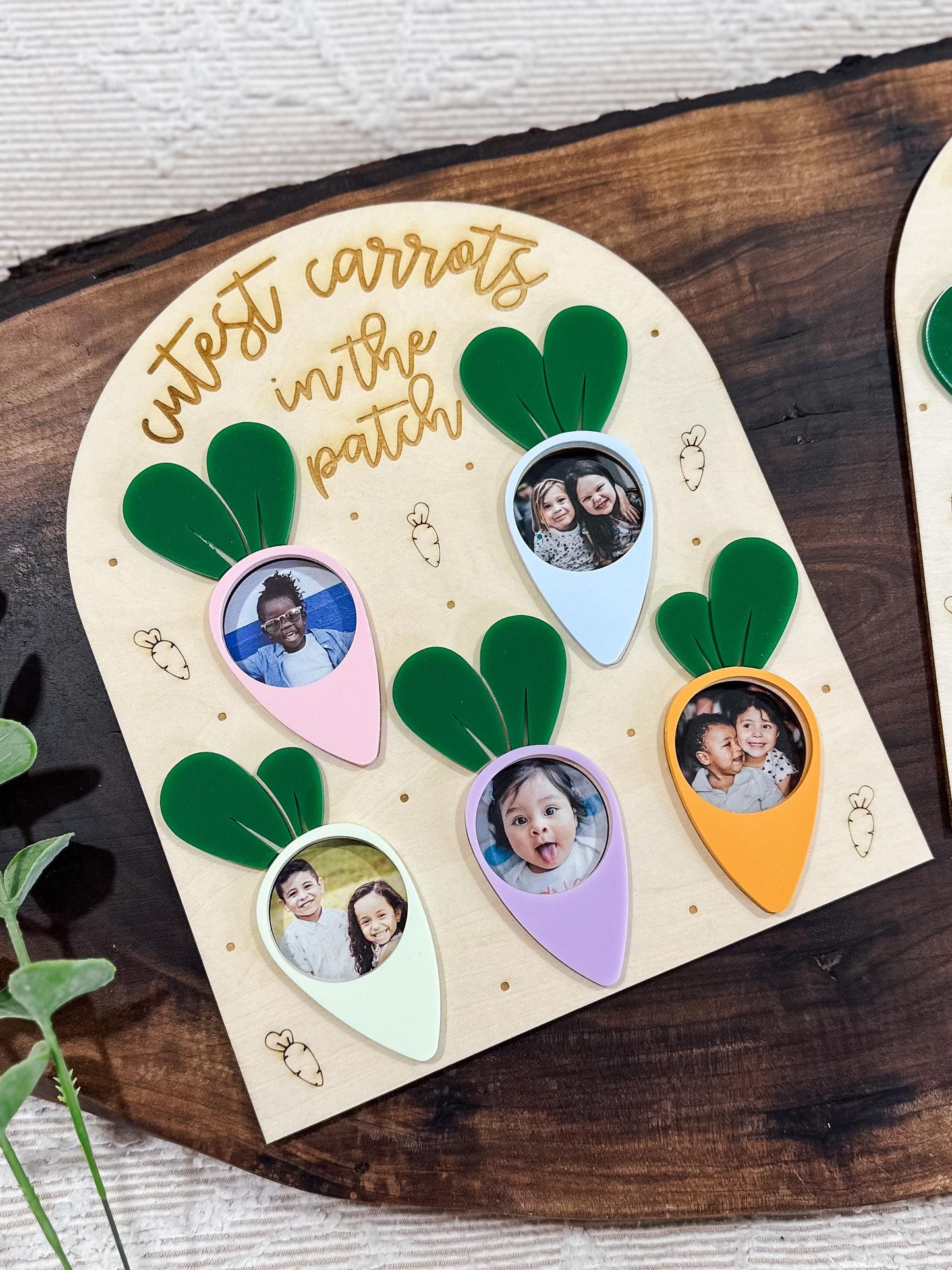 Cutest Carrots Photo Sign | Easter Photo Sign | Easter Photo Frame | Photo Frame Gift | Keepsake Gift | Carrot Photo Frame | Trendy Easter