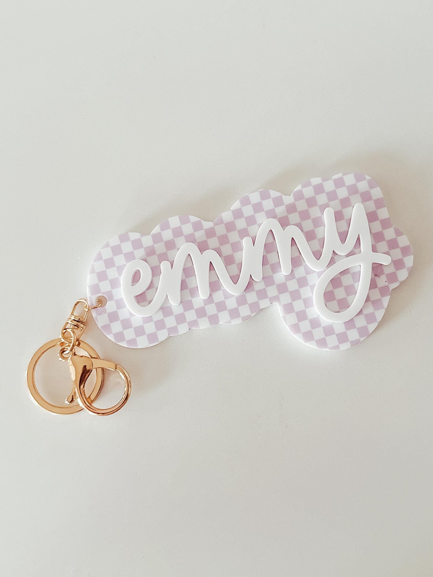 3D Custom Name Keychain | Kids Backpack Name Tag | Acrylic Name Tag | Personalized Name Tag | Birthday Gift | Diaper Bag Tag | Luggage Tag