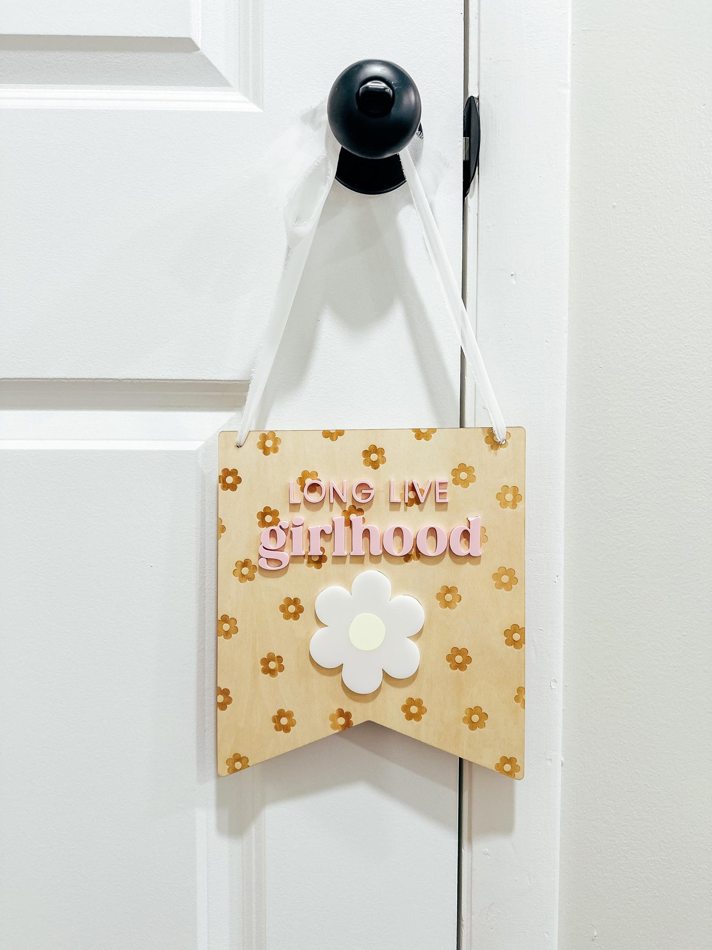 Long Live Girlhood | Wood Sign | Girls Room Sign | Girls Room Decor | Girls Decoration | Playroom Sign | Baby Girl Nursery | Boho Home Decor
