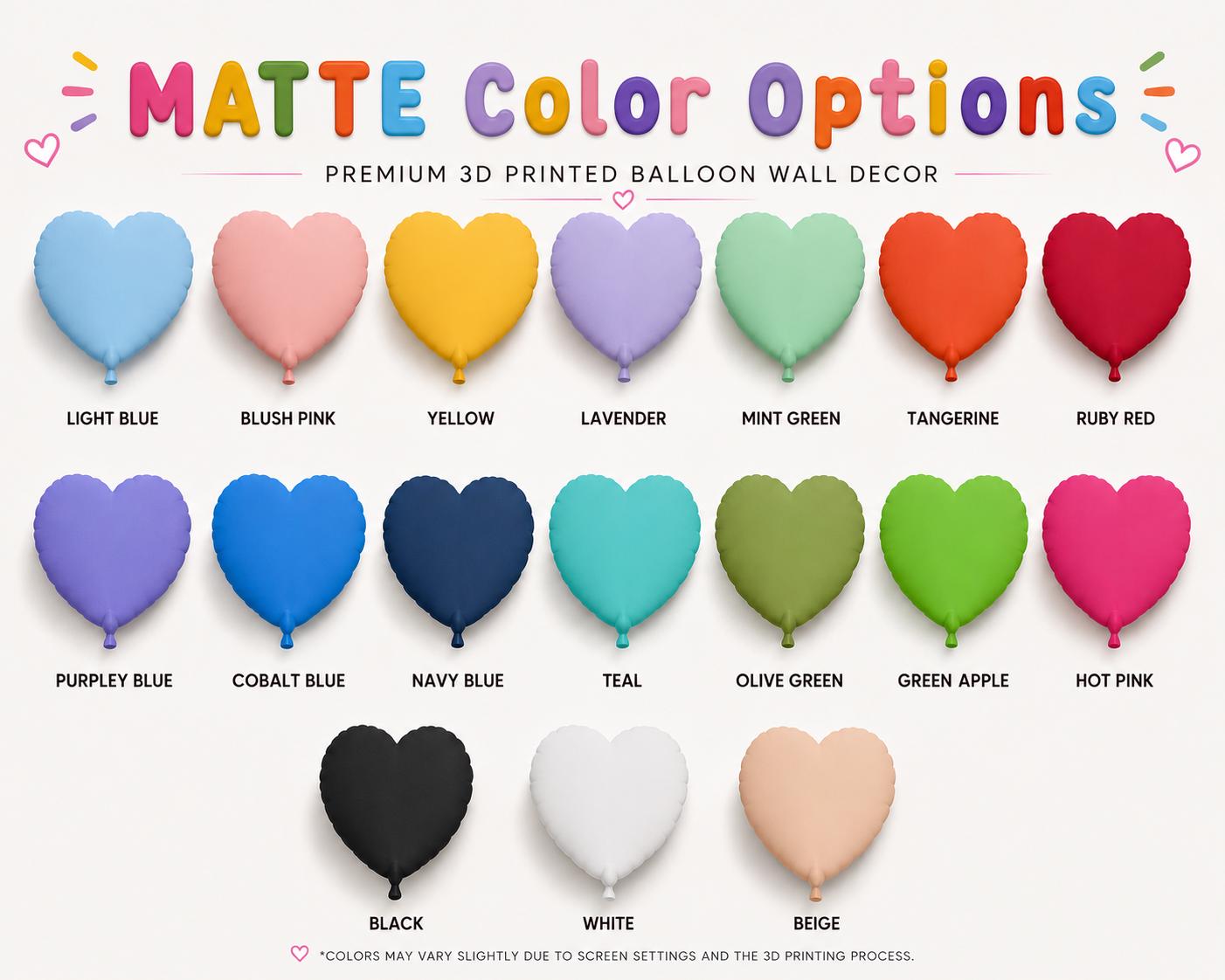 Forever Heart Balloon Wall Decor