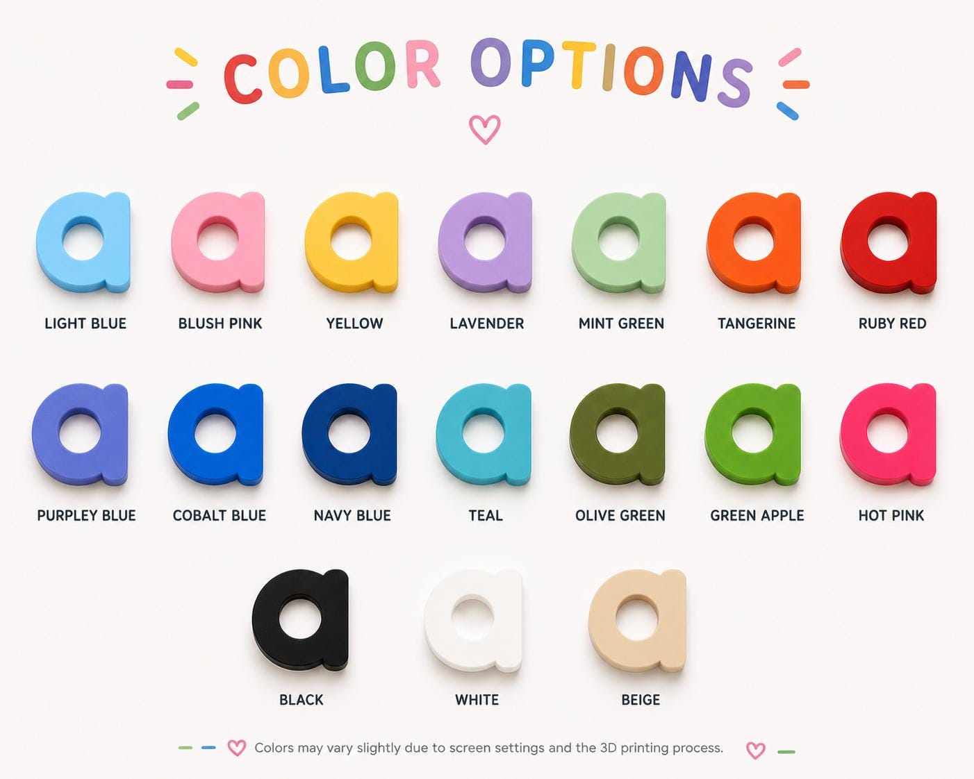 Alphabet Letters Set