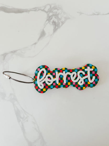 3D Custom Name Keychain | Kids Backpack Name Tag | Acrylic Name Tag | Personalized Name Tag | Birthday Gift | Diaper Bag Tag | Luggage Tag
