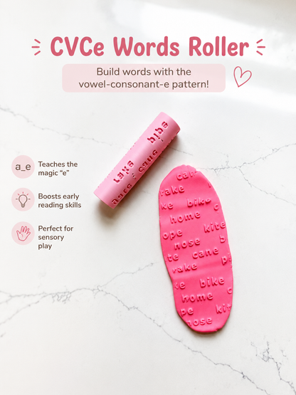 Play Dough Rollers | Alphabet, Numbers & Word Building | CVC, CVCe, CVCC, CCVC