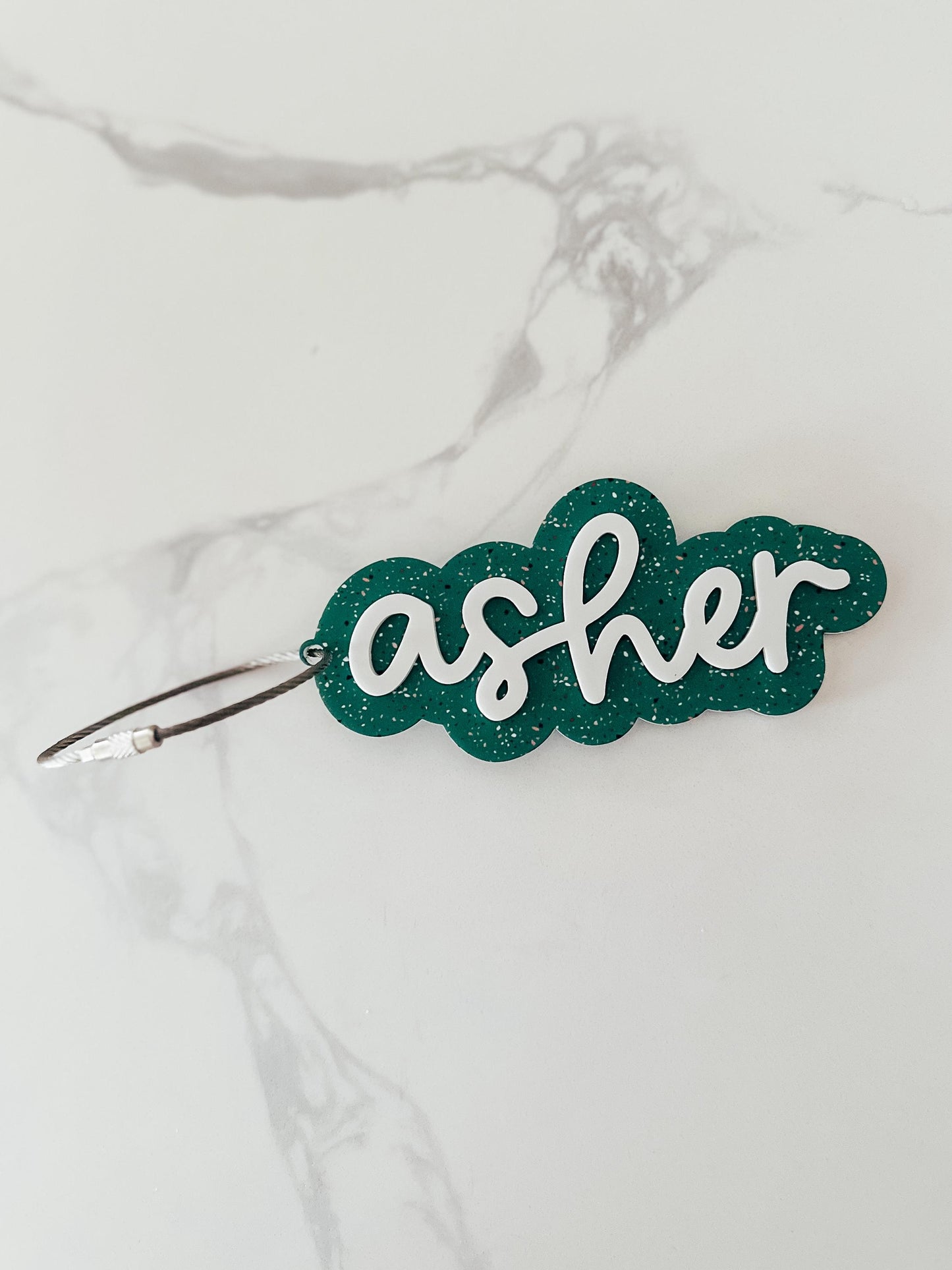 3D Custom Name Keychain | Kids Backpack Name Tag | Acrylic Name Tag | Personalized Name Tag | Birthday Gift | Diaper Bag Tag | Luggage Tag