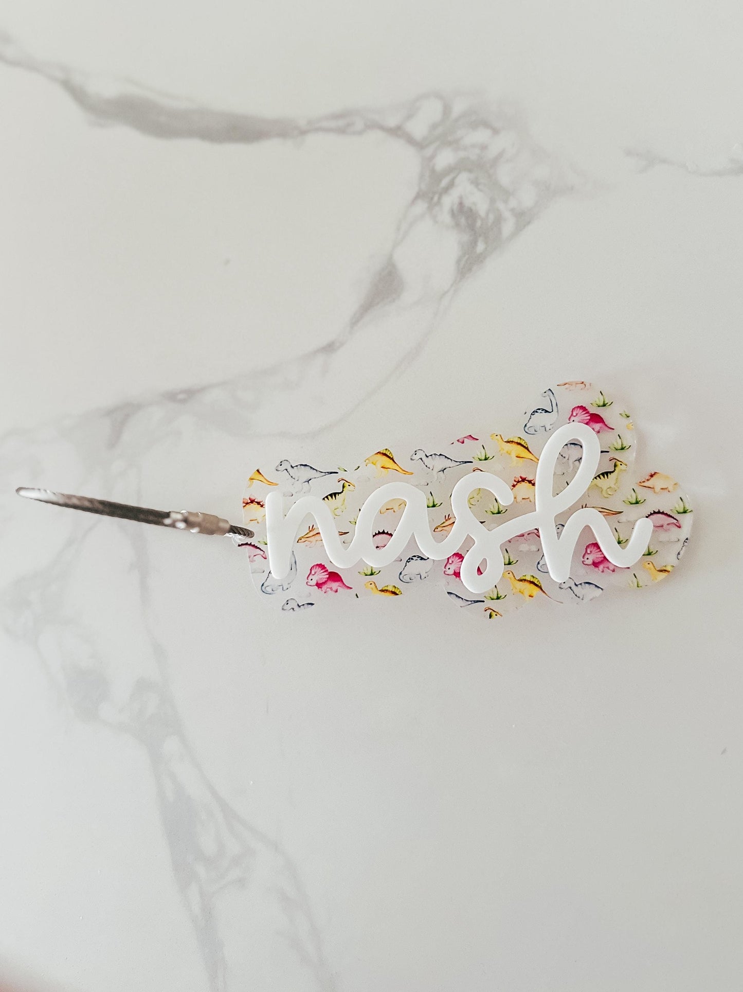 3D Custom Name Keychain | Kids Backpack Name Tag | Acrylic Name Tag | Personalized Name Tag | Birthday Gift | Diaper Bag Tag | Luggage Tag