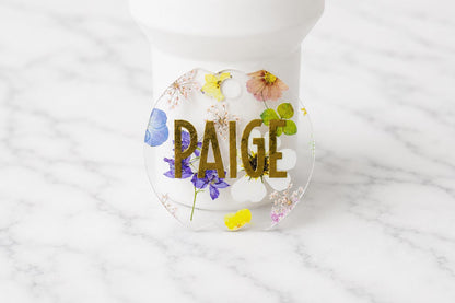 Pressed Flowers Stanley Tumbler Topper
