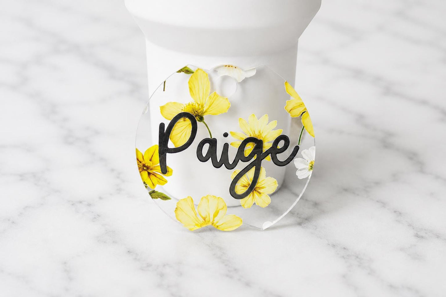Pressed Flowers Stanley Tumbler Topper