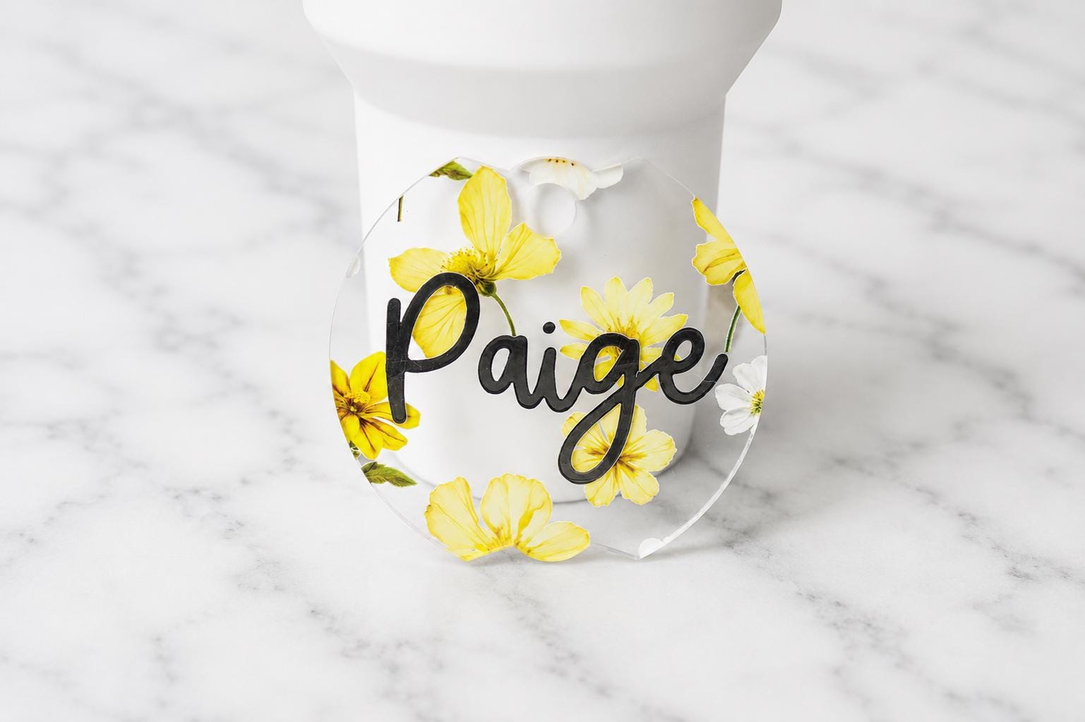 Pressed Flowers Stanley Tumbler Topper
