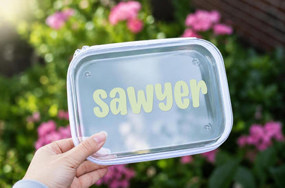Custom Name Hard Shell Zipper Case