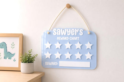 Personalized Star Reward Chart Board
