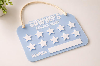 Personalized Star Reward Chart Board