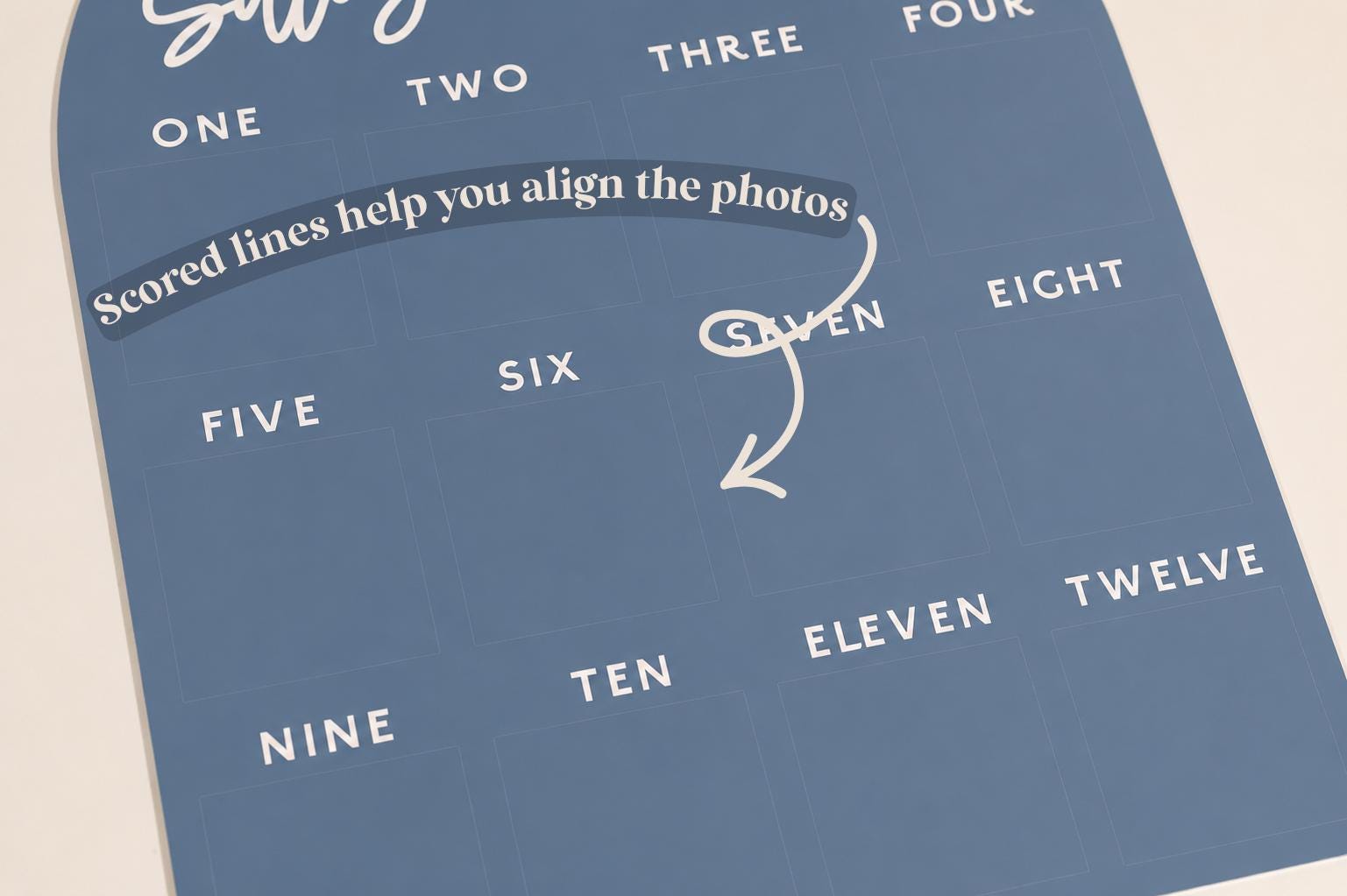 Personalized One Year Of Photo Sign