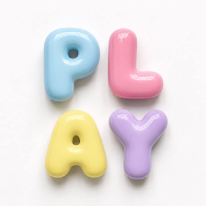 Personalized 3D Bubble Letters