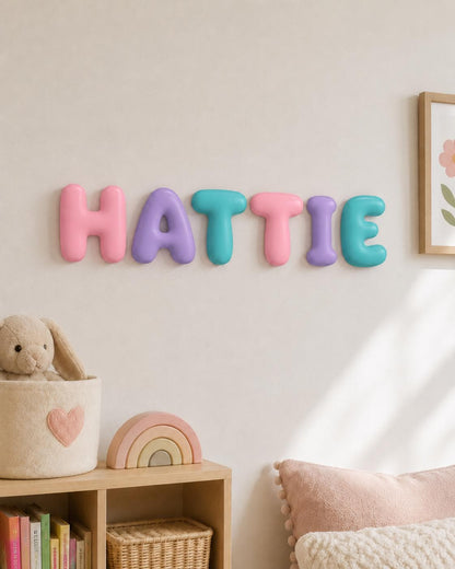 Personalized 3D Bubble Letters