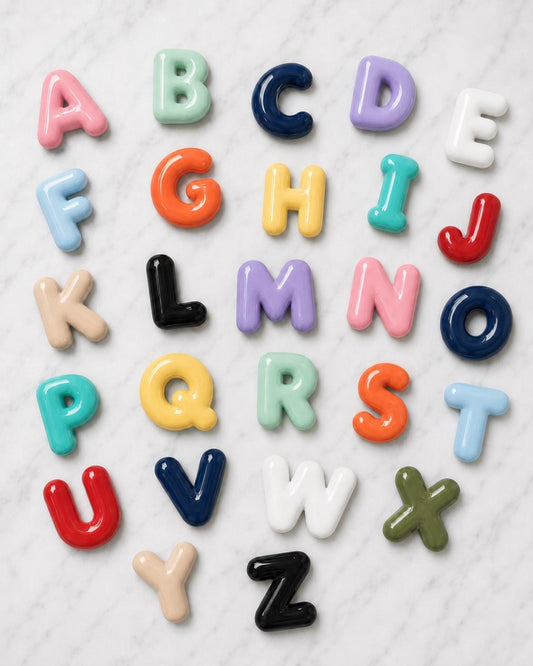 Personalized 3D Bubble Letters