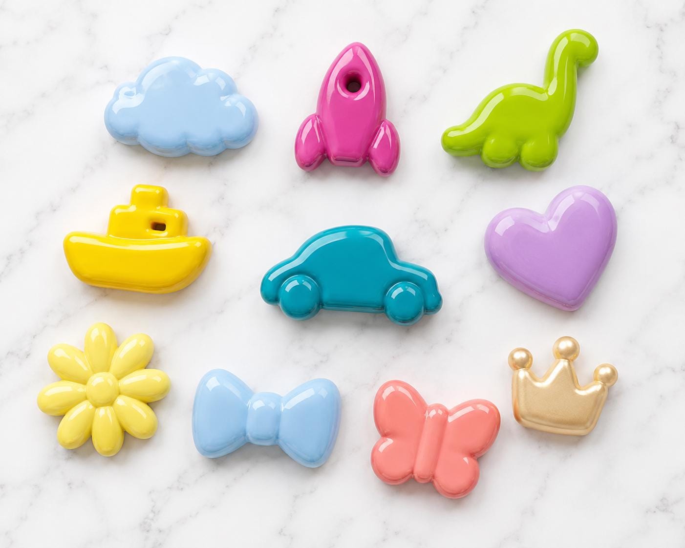 3D Bubble Charm Icons