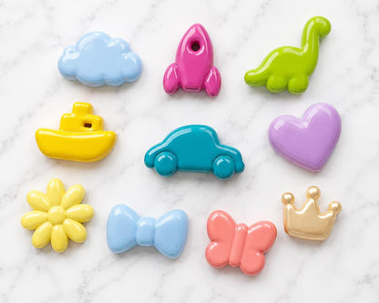3D Bubble Charm Icons