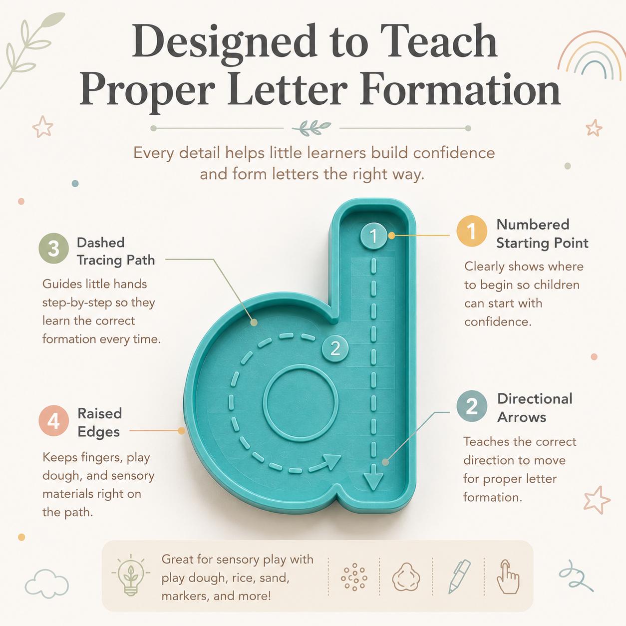Letter Tracing Trays