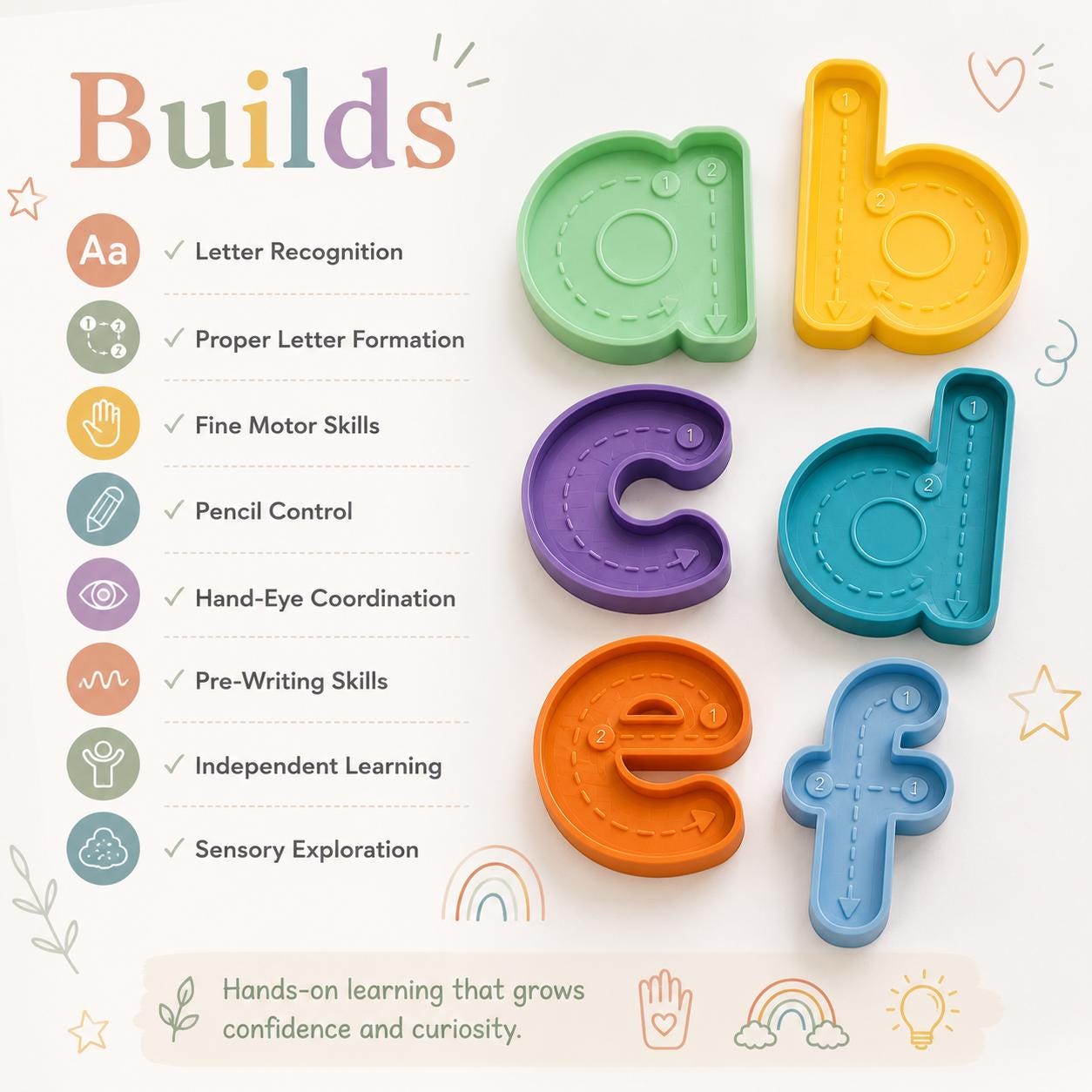 Letter Tracing Trays