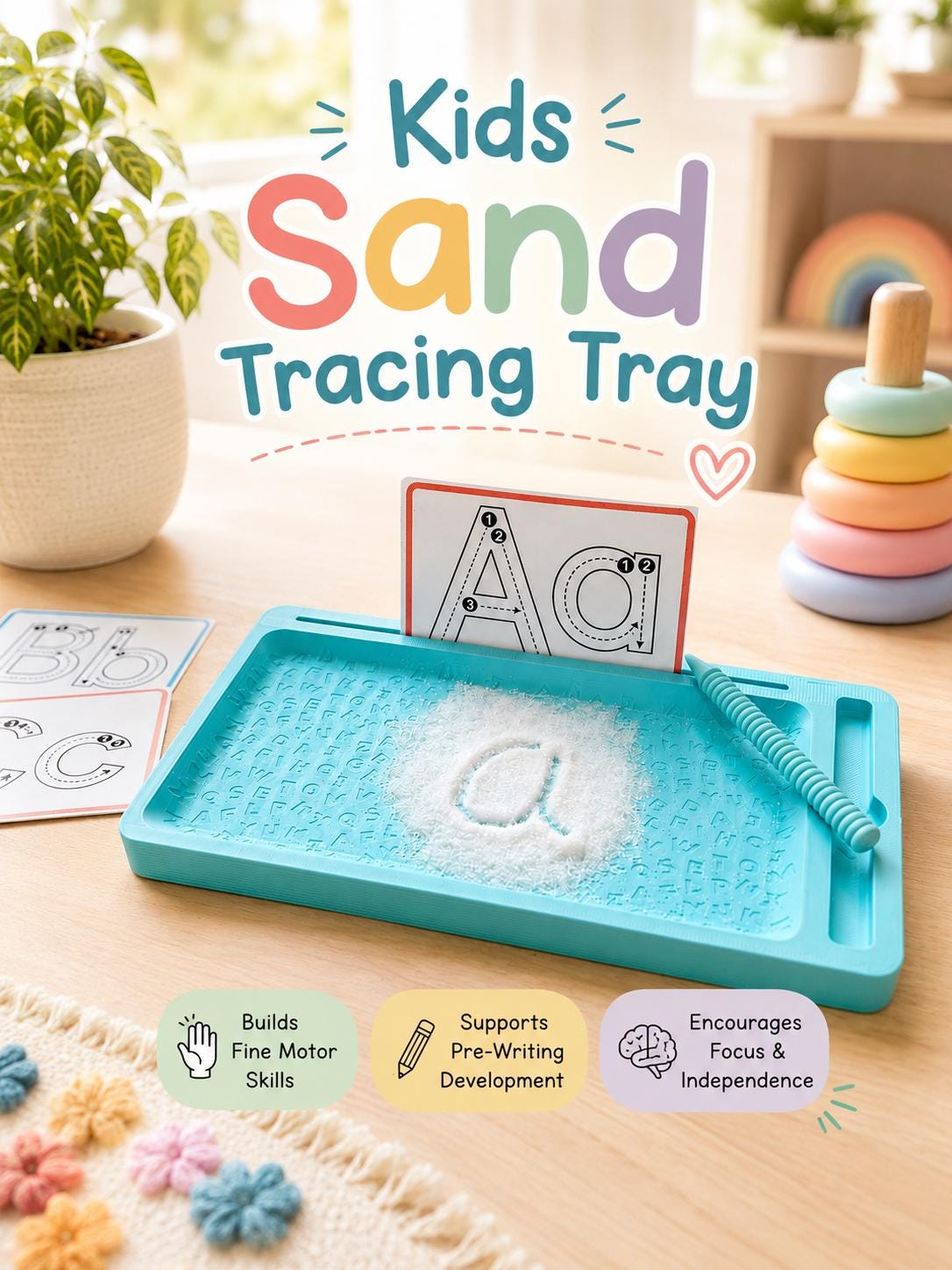 Kids Sand Tracing Tray
