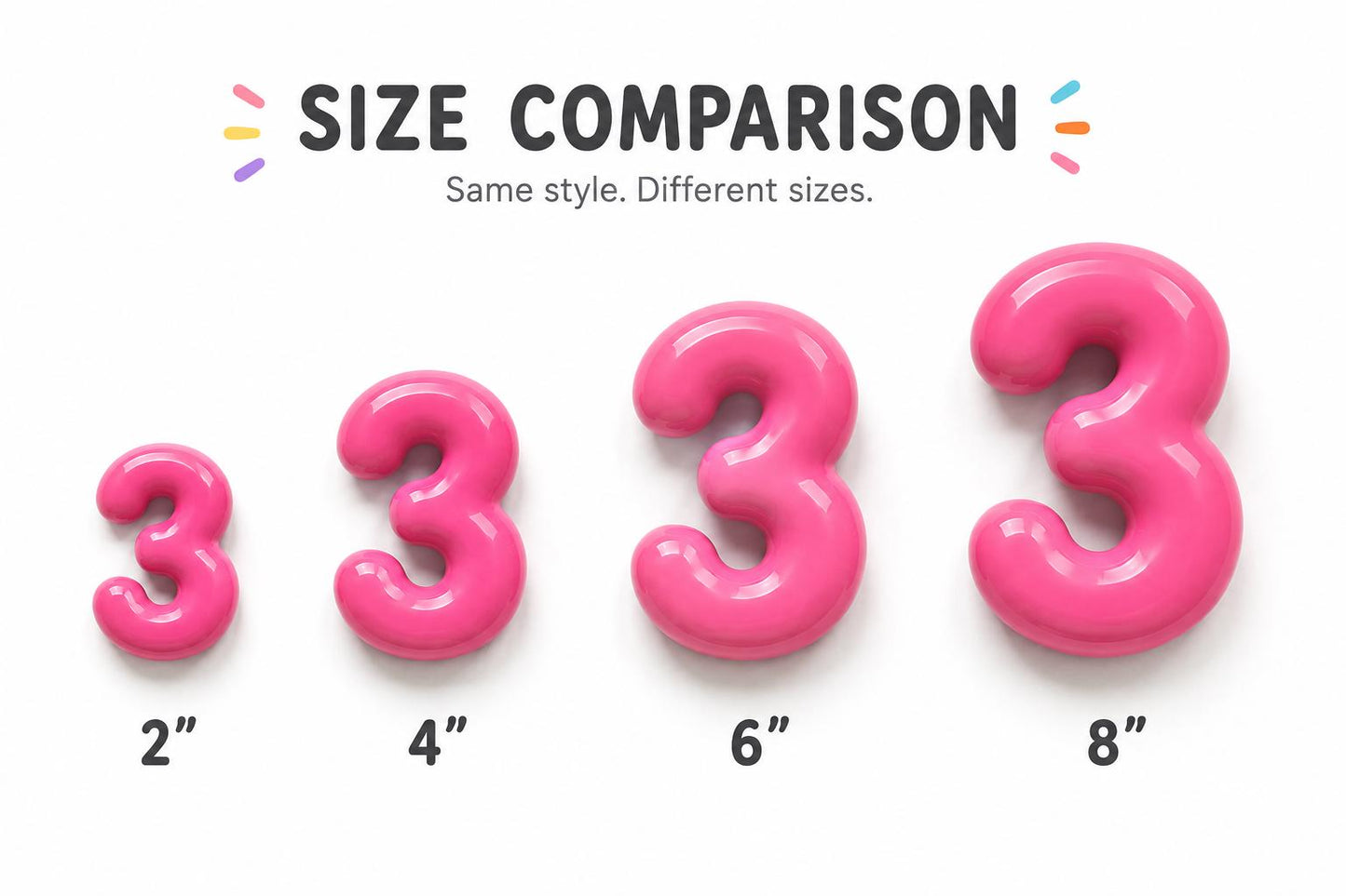 3D Bubble Numbers