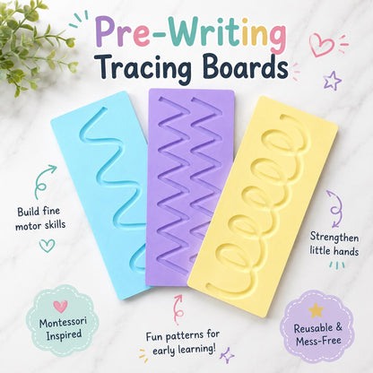 Montessori Pre-Writing Tracing Boards