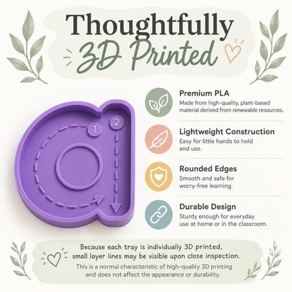 Letter Tracing Trays