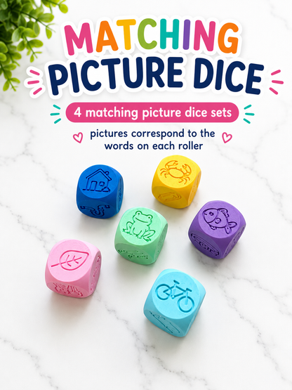 Play Dough Rollers | Alphabet, Numbers & Word Building | CVC, CVCe, CVCC, CCVC